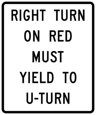 right turn yield