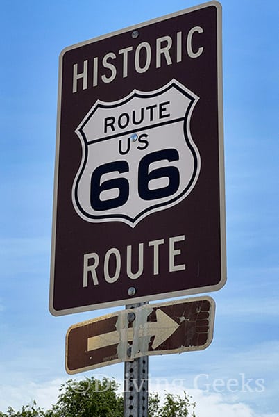 Historic 66 sign Victorville