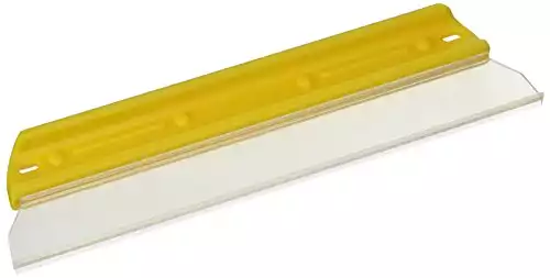 One Pass Soft N Dry 11" Waterblade Silicone T-Bar Squeegee Yellow