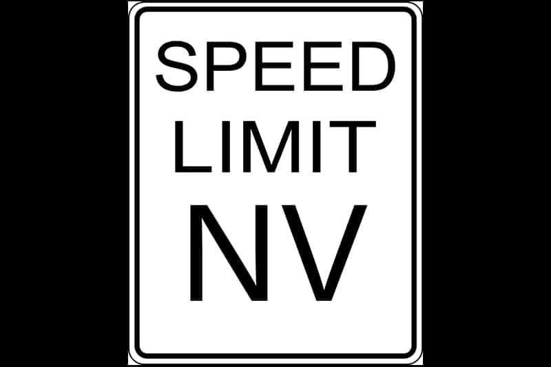 NV speed limits
